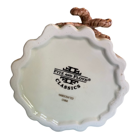 Fitz & Floyd Classics Candle Asparagus Vegetable Poured Wax Ceramic 3 1/2 inches - Picture 7 of 7